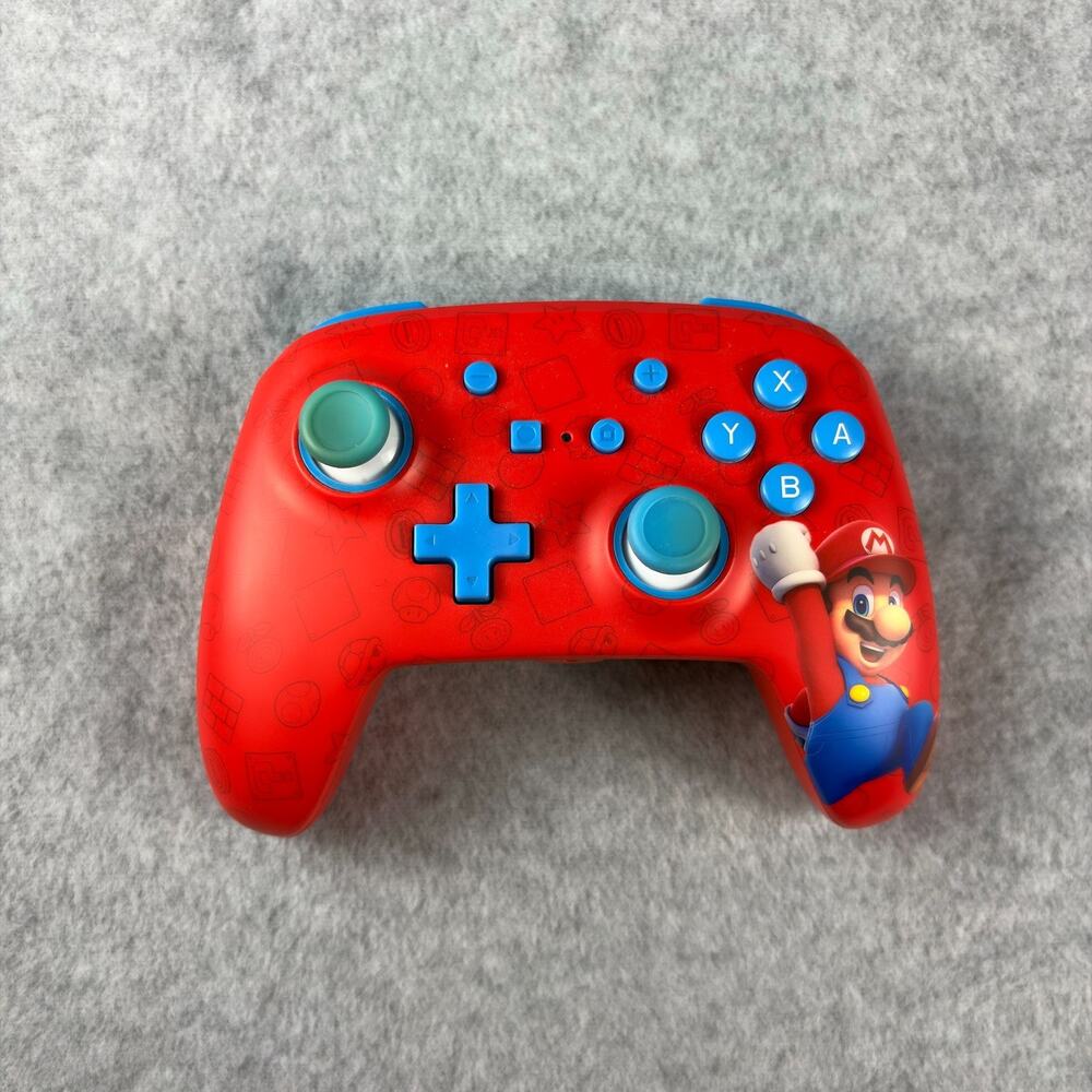 PowerA Wired Controller for Nintendo Switch Super Mario Woo-Hoo Mario - Red